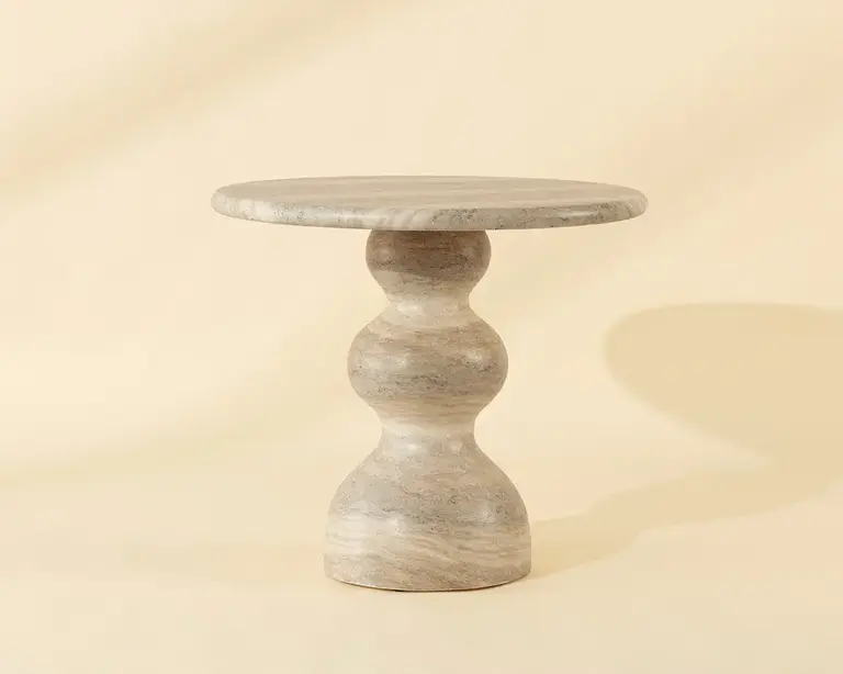 Table Bistro Raul - Béton Taupe