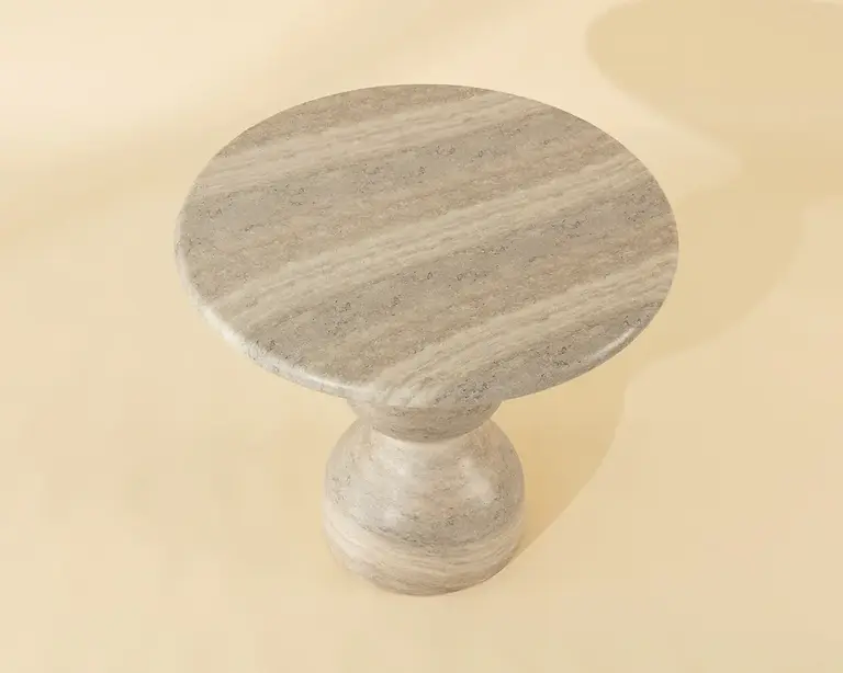 Table Bistro Raul - Béton Taupe