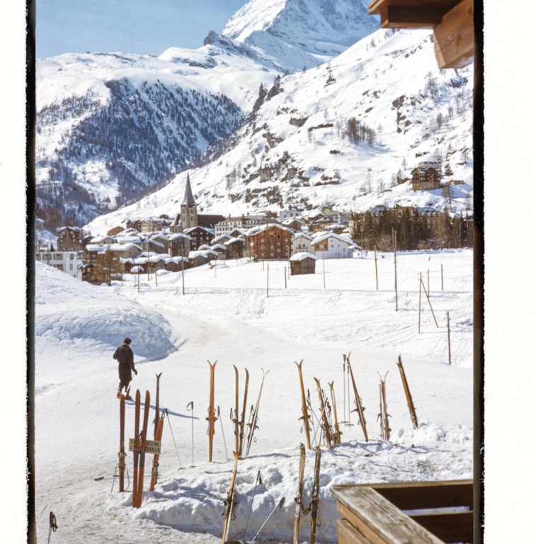 Cadre "Toni Frissell - Switzerland, Klosters C. 1951"