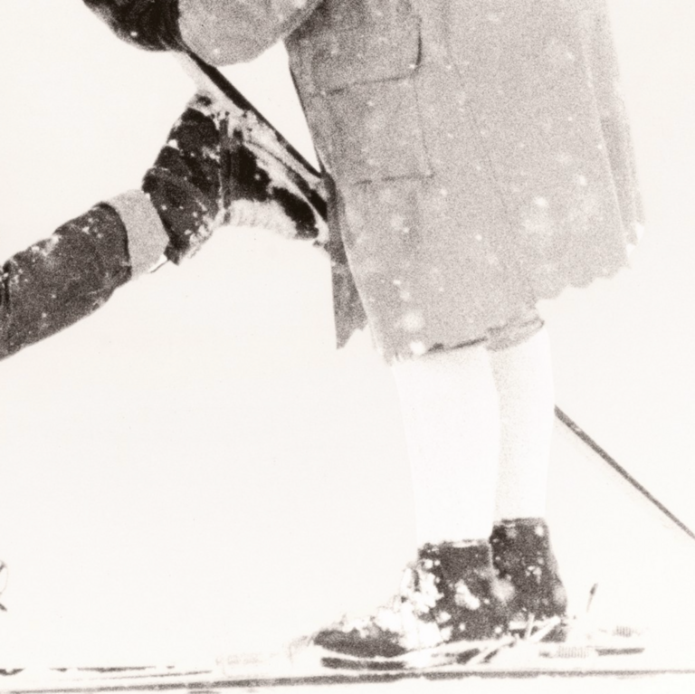 Cadre "Ski Waxing C. 1966"