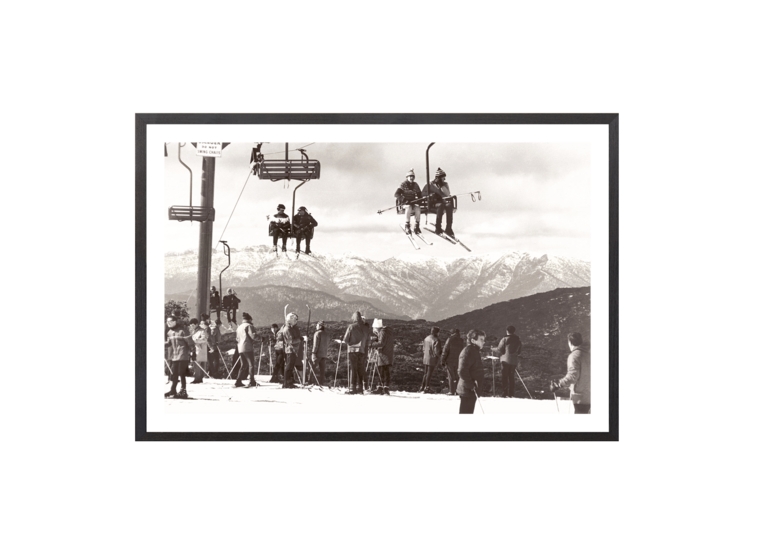 Cadre " Ski Summit C. 1966 "