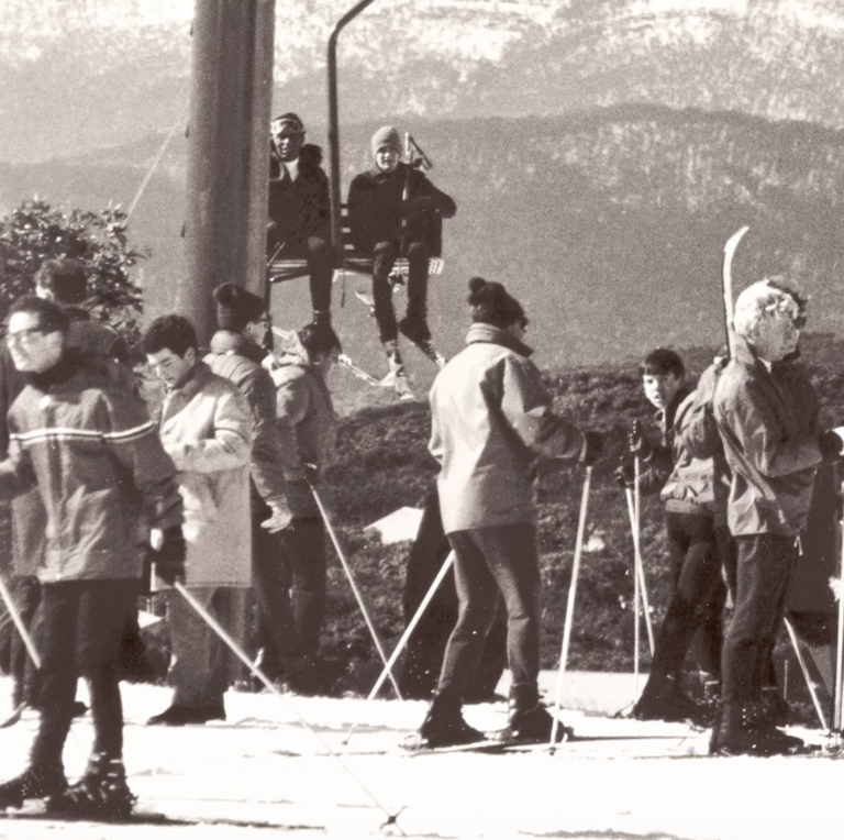 Cadre " Ski Summit C. 1966 "