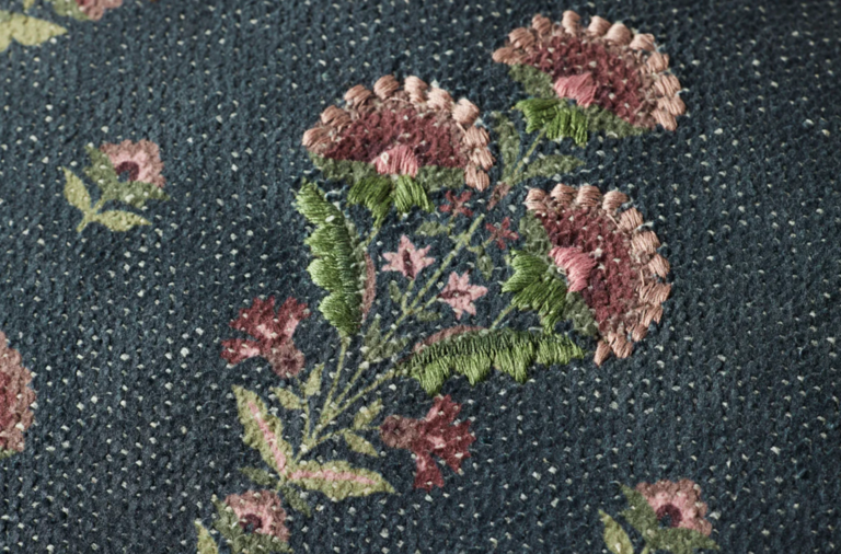 Chris loves Julia X Loloi rugs Coussin Chris Loves Julia - Bleu souci / Multicolore