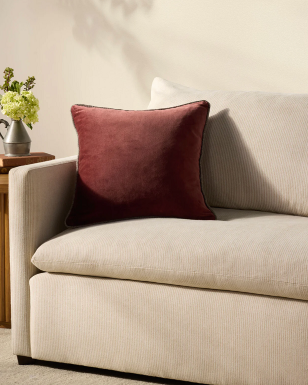 Chris loves Julia X Loloi rugs Coussin Chris Loves Julia Liza - Vin