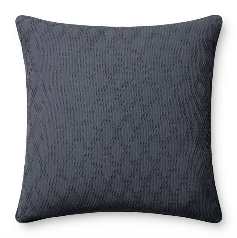 Amber Lewis X Loloi Coussin Amber Lewis Cary - Bleu