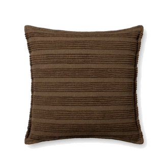 Amber Lewis X Loloi Coussin Amber Lewis Aspyn - Brun