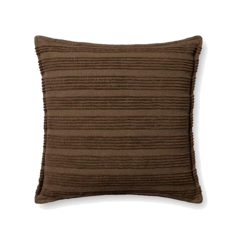 Amber Lewis X Loloi Amber Lewis Aspyn Pillow - Brown
