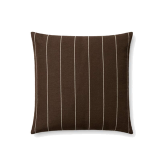 Amber Lewis X Loloi Coussin Amber Lewis Keisha - Chocolat / Naturel