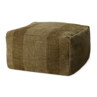 Leanne Ford x Loloi Leanne Ford Rosemoor Pouf - Brown