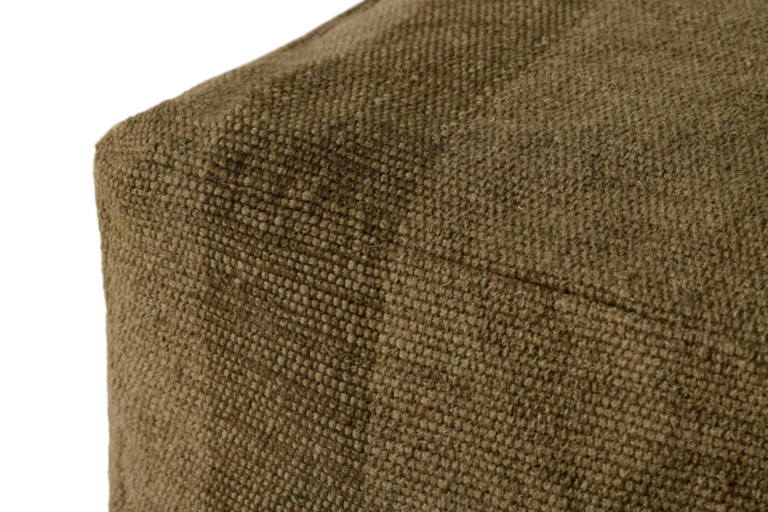 Leanne Ford x Loloi Leanne Ford Rosemoor Pouf - Brown