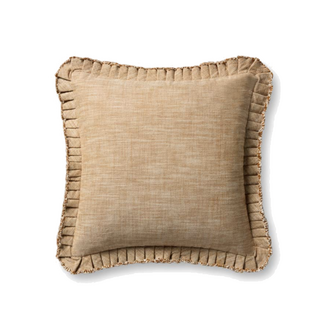 Loloi Rugs Coussin Coton / Rayonne - Rouille