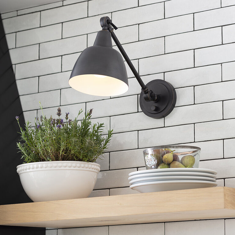 Mercantile Sconce - Oiled Bronze