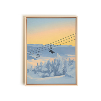 NATUR intérieurs x Oleka Canvas "Towards the First Traces" by Michel Allaire