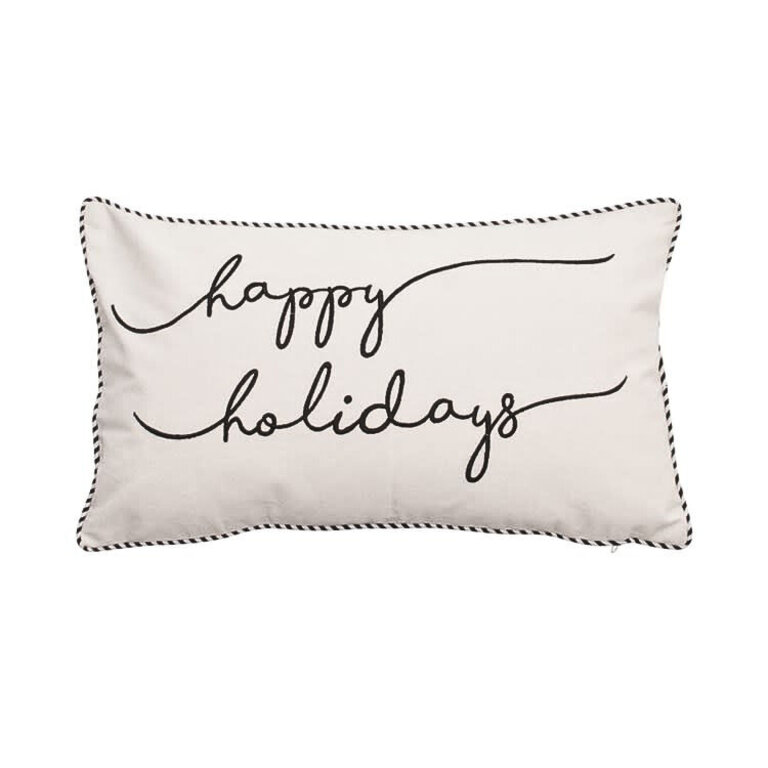 Happy Holidays Pillow