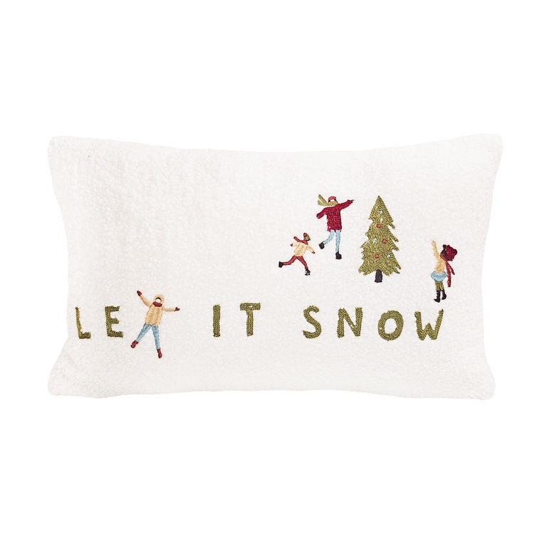 "Let it snow"  Pillow
