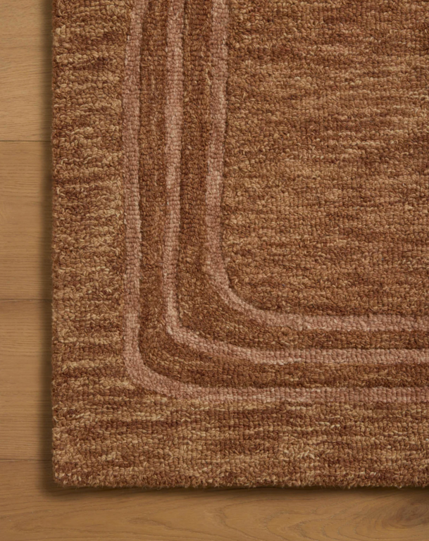 Leanne Ford x Loloi Craven Rug - Spice / Rose