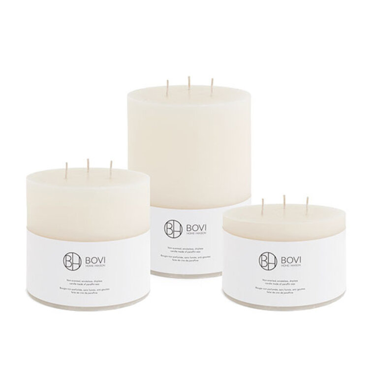 3-wick pillar candle