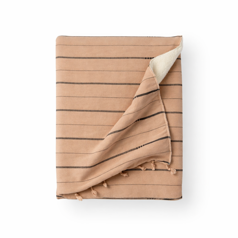 Irena Fleece-Lined Throw