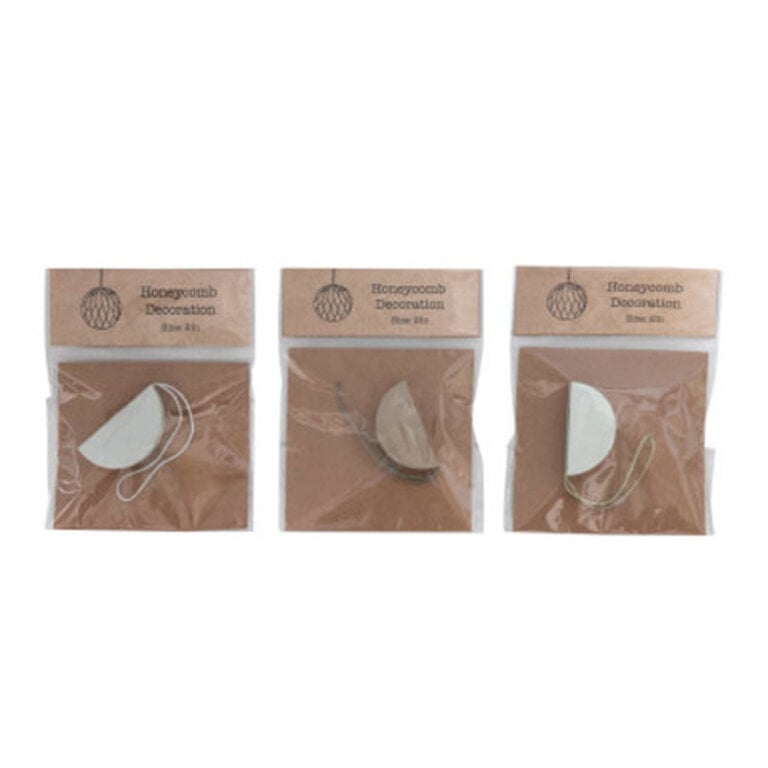 Honeycomb Paper Balls ornament - 2"