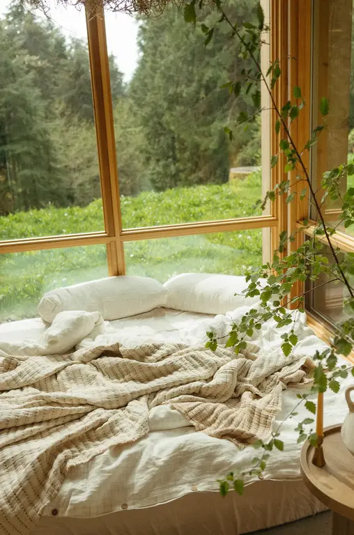 Indaba Linen Check Duvet Set