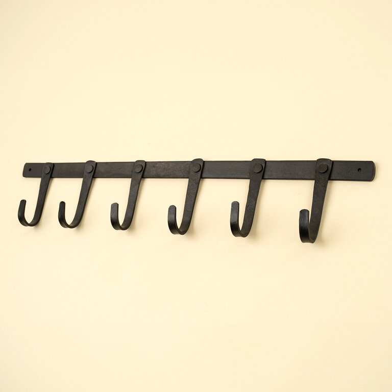 Indaba Trading Wrought Iron Wall Coat Rack