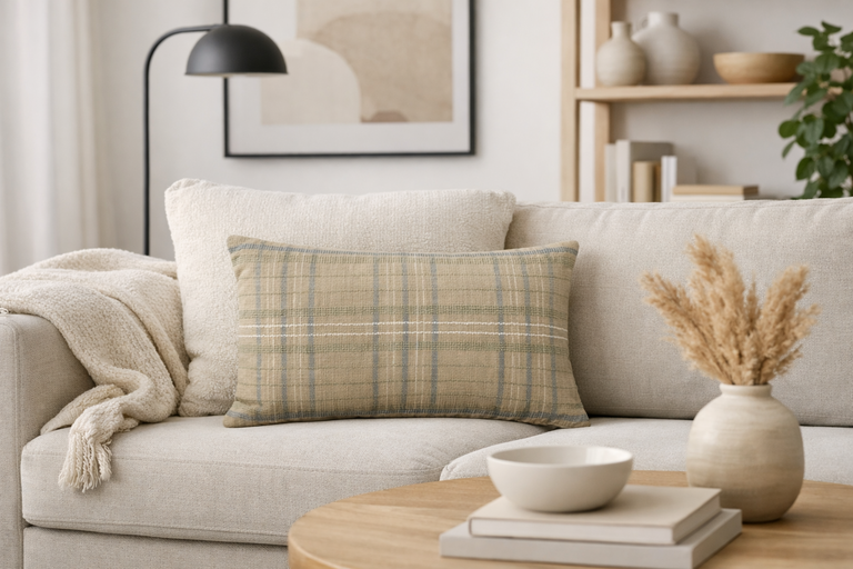 Amber Lewis X Loloi Avalon Pillow - Blue / Multi