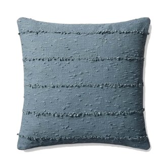 Loloi Rugs Coussin Coton - Bleu