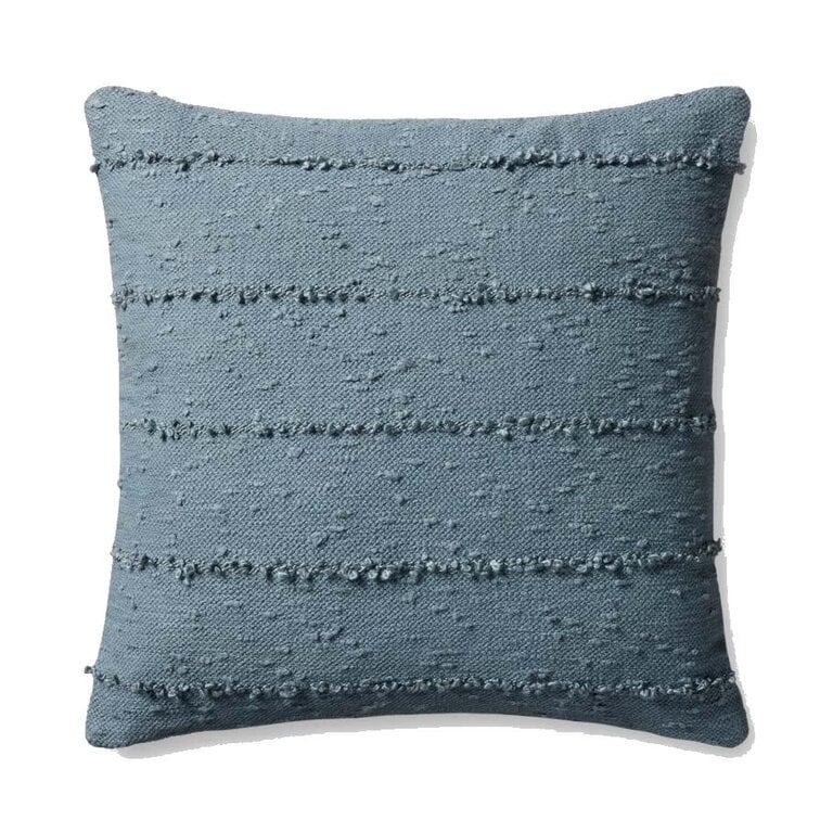 Loloi Rugs Coussin Coton - Bleu