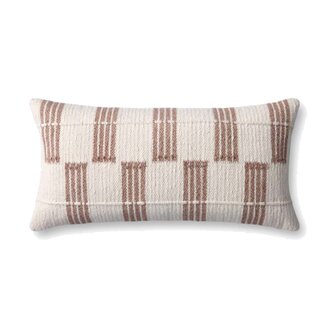 Loloi Rugs Coussin Brun / Ivoire