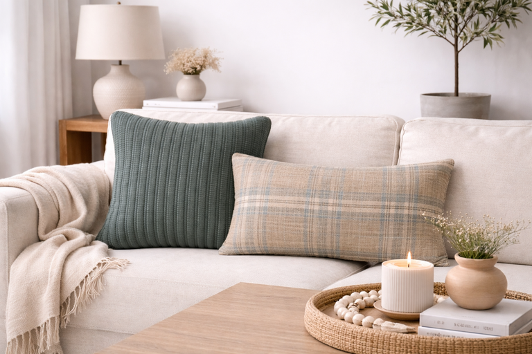 Amber Lewis X Loloi Callahan Pillow - Blue