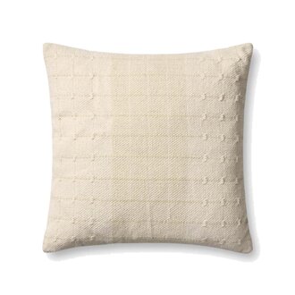Loloi Rugs Cotton Pillow - Beige / Natural