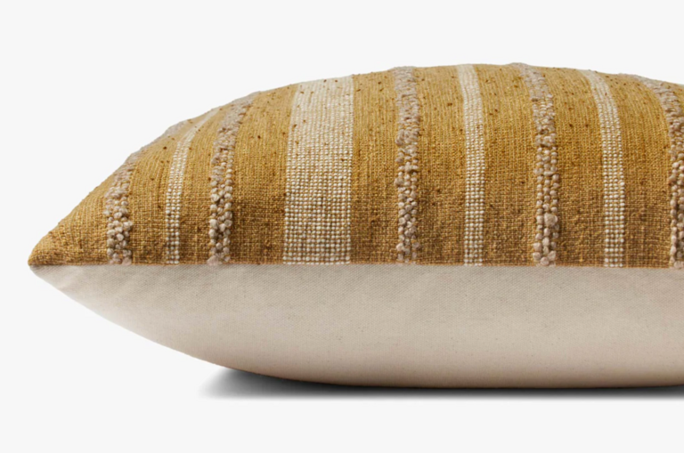 Amber Lewis X Loloi Elowen Pillow - Gold