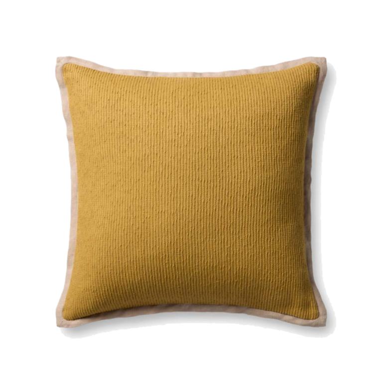 Loloi Rugs Cotton Pillow - Yellow