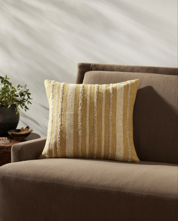 Amber Lewis X Loloi Elowen Pillow - Gold