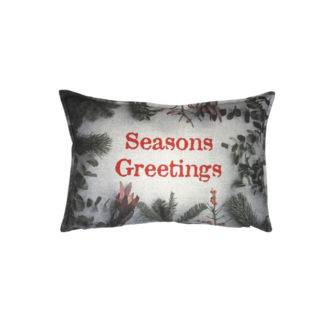 "Seasons Greetings" Pillow