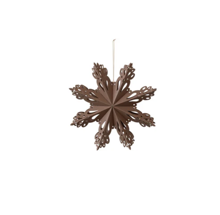 Paper snowflake ornament
