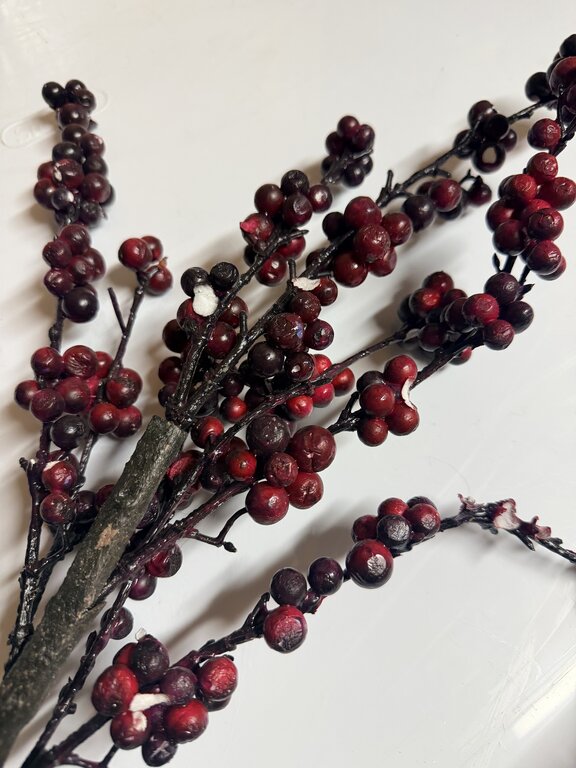 Berry Stem - Burgundy