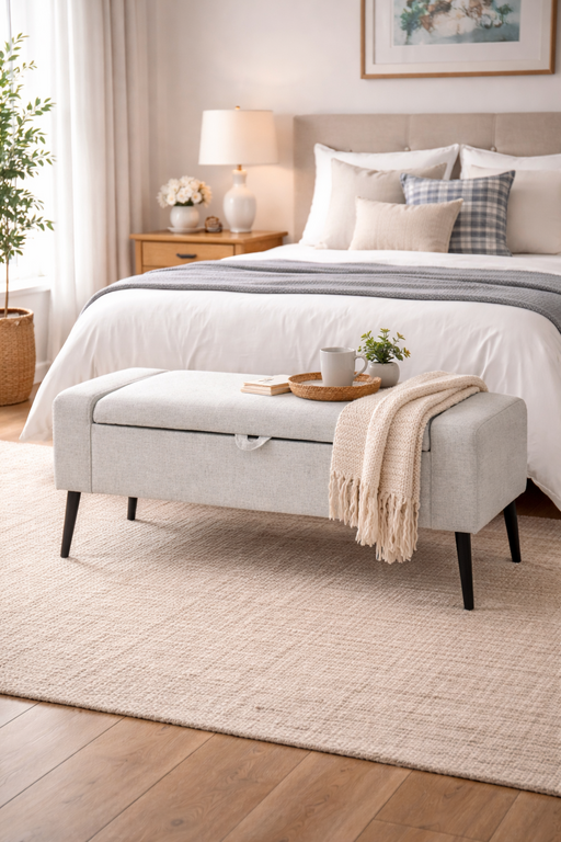 Banc Ottoman Rangement Chloe