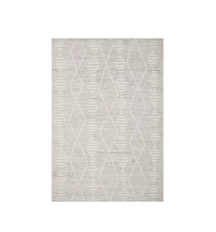 Kamala Collection & Loloi Tapis Kamala - Ivory/Silver