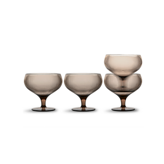 Sagaform Billi coupe glass rPET, 4-pcs