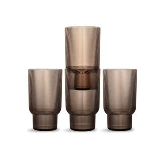 Sagaform Billi drinking glass rPET, 4-pcs