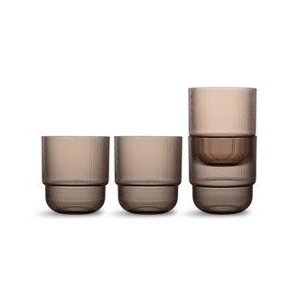 Sagaform Verres à eau Billi rPET (Ens. de 4)