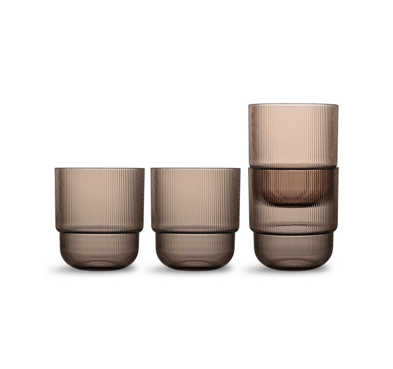 Sagaform Verres à eau Billi rPET (Ens. de 4)