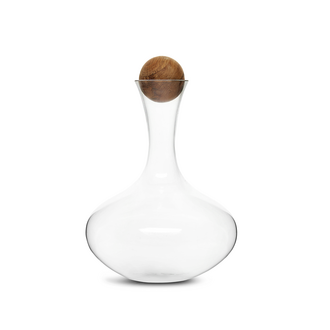 Sagaform Carafe à vin Nature avec bouchon en chêne