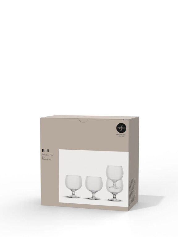 Sagaform Verres à vin Billi rPET (Ens. de 4)