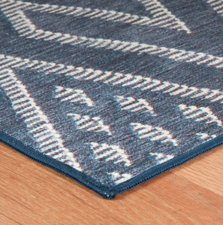Annie Selke Tapis lavable Guthrie - Marine