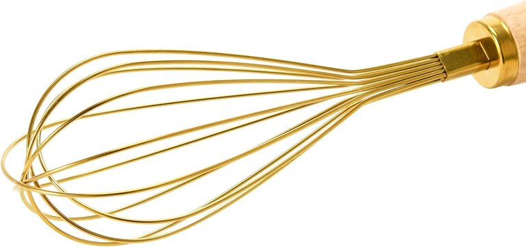 Whip with wooden handle