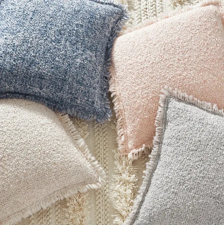 Coussin Bouclé Intérieur/Extérieur