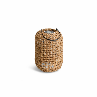 Solar Lantern Braided Grass
