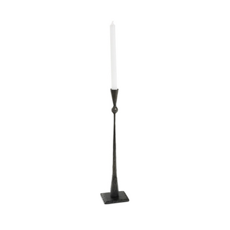 Black Hammered Candlestick